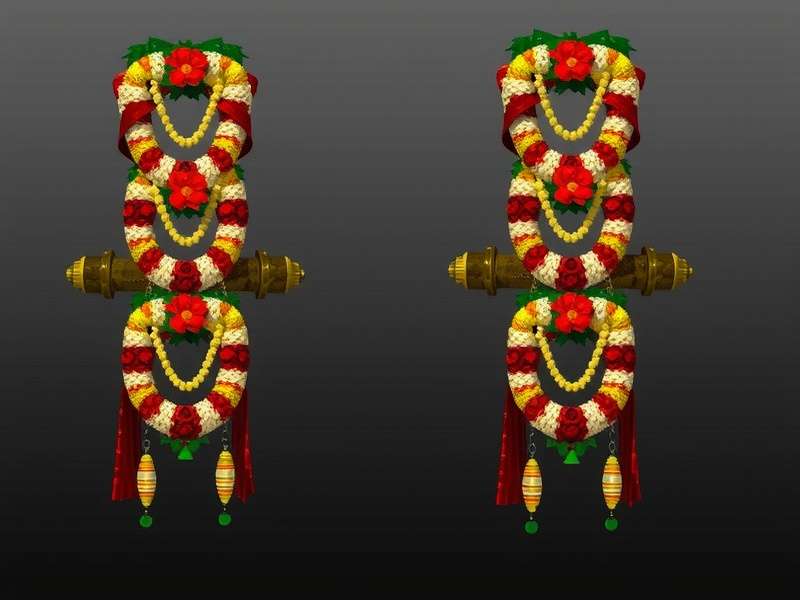 North vs South Indian Garam Garland versions Garam Garland regional versions comparison